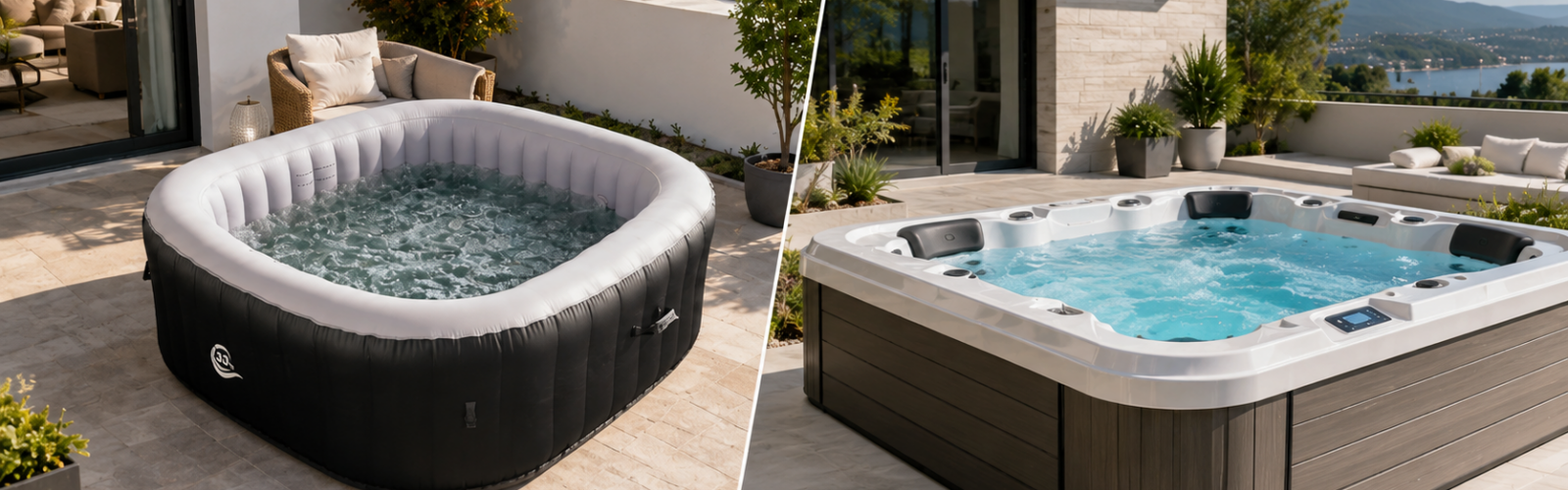Napihljivi masažni bazen ali pravi jacuzzi – kateri je boljša investicija?