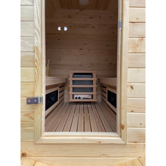 JJSPA SF225 - Custom outdoor sauna