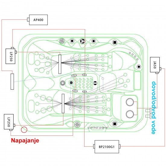 JJSPA Beta 621 - Hot tub