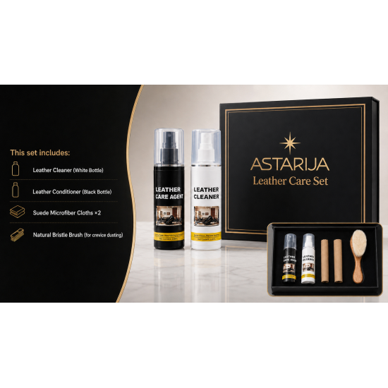 ASTARIJA Premium Leather Cleaning and Care Set