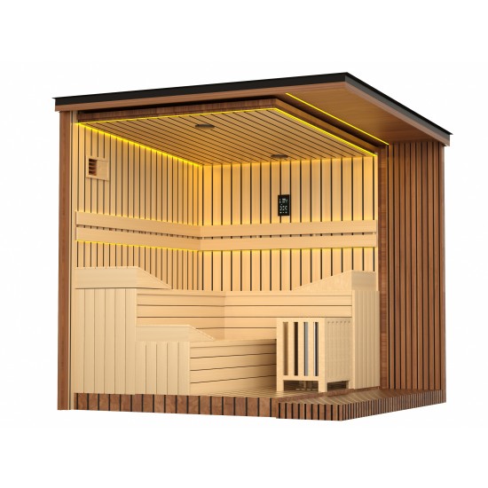 JJSPA ZEN CUBE CLASSIC - Outdoor Finnish sauna