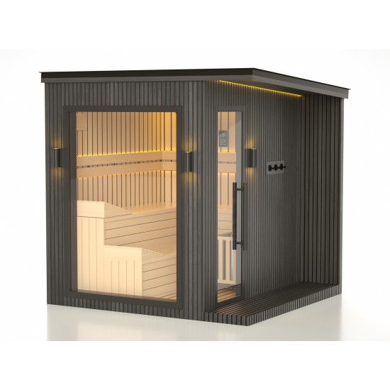 JJSPA ZEN CUBE CLASSIC - Outdoor Finnish sauna