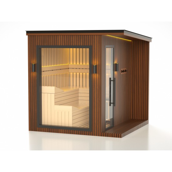 JJSPA ZEN CUBE CLASSIC - Outdoor Finnish sauna