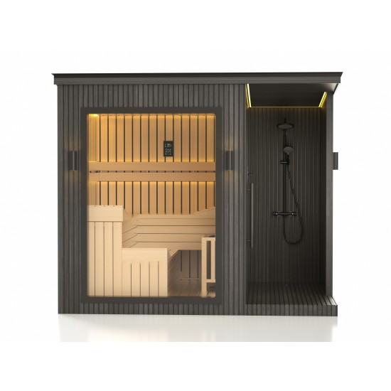 JJSPA ZEN CUBE ELEGANCE - Outdoor Finnish sauna