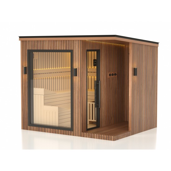 JJSPA ZEN CUBE ELEGANCE - Outdoor Finnish sauna