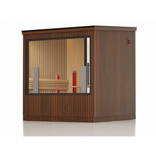 JJSPA ZEN CUBE HYBRID CLASSIC - Outdoor combined sauna