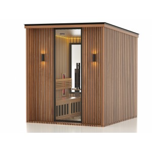 JJSPA ZEN CUBE HYBRID CLASSIC - Outdoor combined sauna