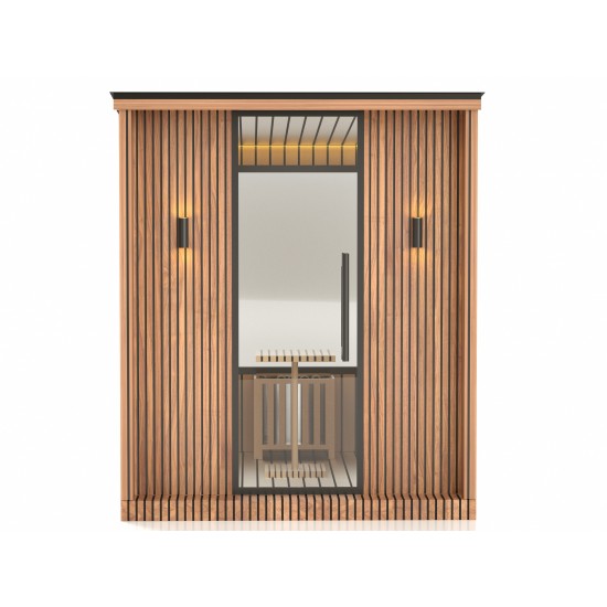 JJSPA ZEN CUBE HYBRID CLASSIC - Outdoor combined sauna