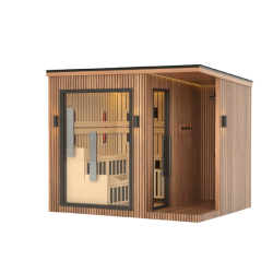 JJSPA ZEN CUBE HYBRID ELEGANCE - Outdoor combined sauna