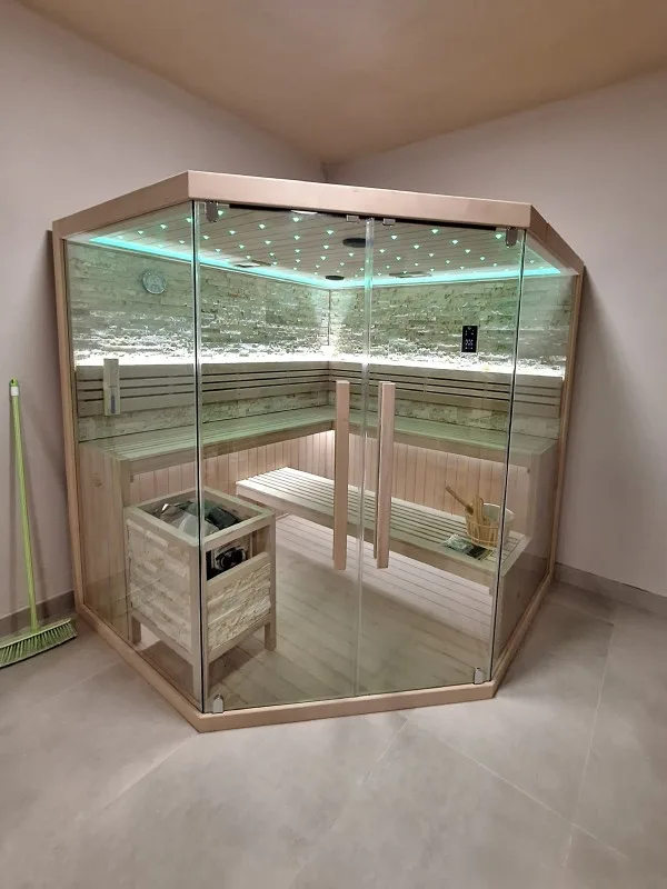 JJSPA JK200 corner Finnish sauna