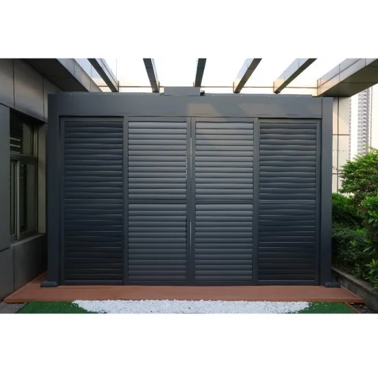 Sliding ALU panels