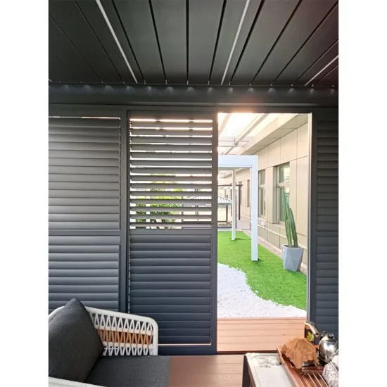 Sliding ALU panels
