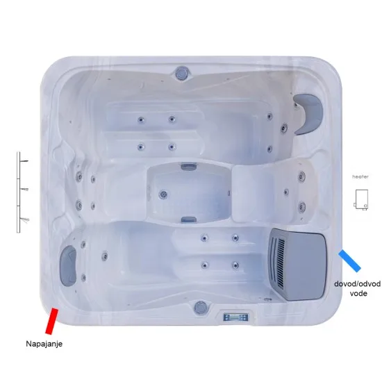 JJSPA Gamma 122 - Hot tub