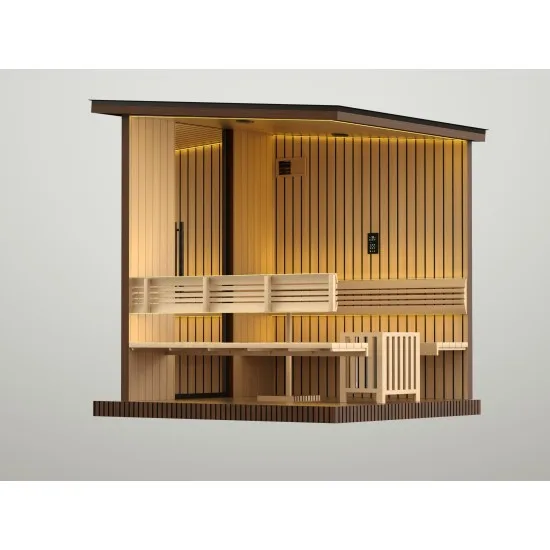 JJSPA ZEN CUBE COMFORT - Outdoor Finnish sauna