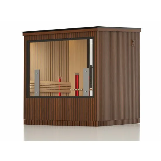 JJSPA ZEN CUBE HYBRID CLASSIC - Outdoor combined sauna