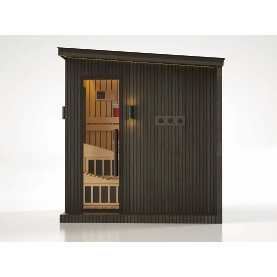 JJSPA ZEN CUBE HYBRID COMFORT - Outdoor combined sauna