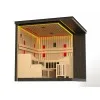 JJSPA ZEN CUBE HYBRID COMFORT - Outdoor combined sauna