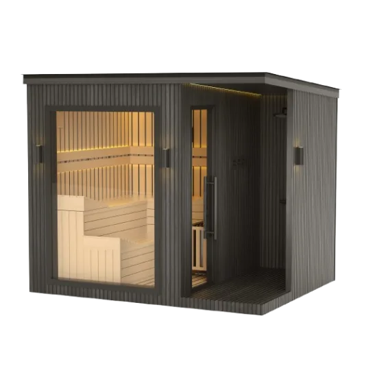 JJSPA ZEN CUBE ELEGANCE - Outdoor Finnish sauna