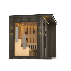 JJSPA ZEN CUBE HYBRID COMFORT - Outdoor combined sauna