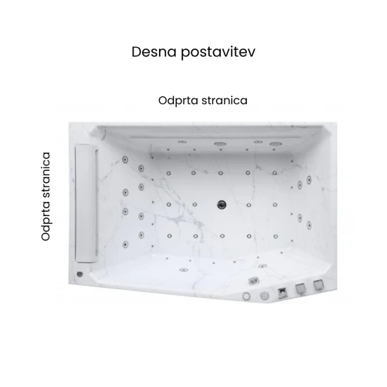 JJSPA VITALIA - Massage bathtub